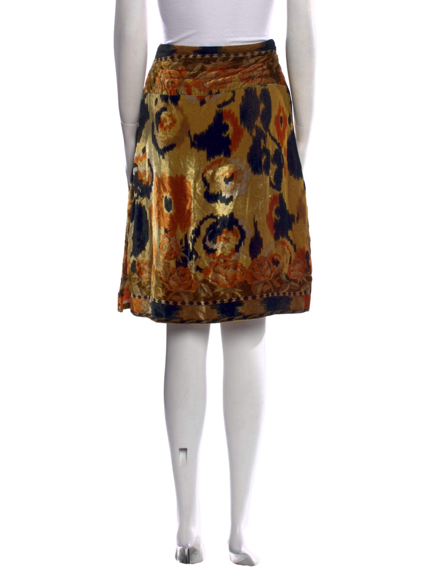 Etro Printed Knee-Length Skirt